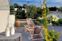 Le délice d'une terrasse en ville