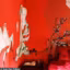 Une chambre qui ose le rouge