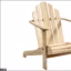 Fauteuil de style Adirondack
