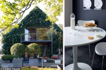 Ici, vie champêtre et modernité font bon ménage : un styliste-décorateur floral a intégré avec bonheur le design dans la ferme familiale...