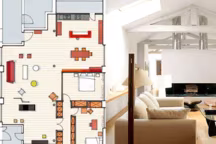 Espaces ouverts, grands volumes et bains de lumière : le style loft a tout pour séduire. Surtout, il n'est plus réservé aux vrais lofts et ancien ateliers. Un simple appartement ou une maison peut être aménagé avec des plans à l'esprit loft. Envie de vous lancer ? Découvrez nos huit plans pour recréer le style loft chez vous. Suivez le diaporama...