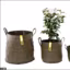 Esprit écolo : pots en géotextile
