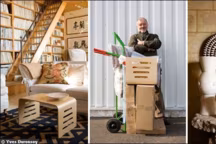 Le décorateur Yves Taralon a arpenté le magasin But de Blois avec un budget de 300 euros en poche. Une vraie chasse aux trésors...