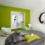 Audacieuses options pour cette chambre design