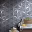 Tendance, le carreau hexagonal apporte du relief au mur de la salle de bains