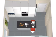 L'exemple d'une cuisine astucieuse et fonctionnelle