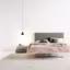 Originalité pour un lit ultracontemporain