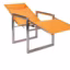 Chaise longue orange pour le pep's