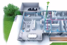 Pour éviter l'humidité chez vous, pensez à l'aération. Voici nos solutions de ventilation.