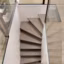 Un escalier en béton ciré séducteur