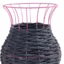 Vase tressé