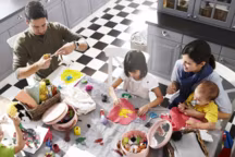 Une cuisine familiale