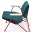 Fauteuil vintage pour chalet design esprit rétro