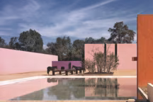 Ecuries de San Cristobál Stables, Mexico, Mexique, 1968, Luis Barragán