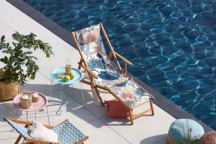 Les chaises longues invitent au farniente !