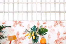 Papier peint Lara Costafreda pour Coordonne, ref 4800044, 69,90 euros le rouleau de 10 m x 0.53 m.