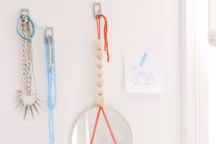 créer des miroirs suspendus déco