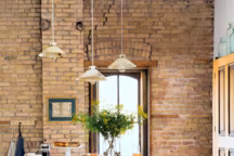 Un îlot de cuisine mobile