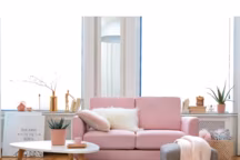 Canapé "Jimi" en polyester et coton, La redoute Intérieurs, 399 euros.