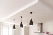 Rénovation de la pièce à vivre d'un appartement à Fontaines-sur-Saône, réalisée par l'architecte d'intérieur Marion Lanoë - Côté Maison Projets.