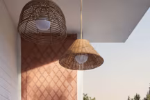 Bout de canapé Dune, naturel, D.30 x H.30 cm