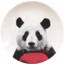 Assiette panda Fleux