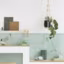Une poubelle verte pour une salle de bain Greenery