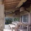 Terrasse sous auvent