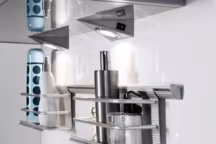 Carat bleu, luminaire triangle