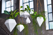 Pot suspendu en porcelaine, ø 12 x h 16 cm - 29,90 euros, Polydrop