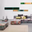 Des motifs colorés sur les canapés Missoni Home