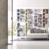 Une bibliothèque design pour un salon déco