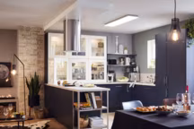 Hotte décorative îlot L40 cm CATA ISLA FARO/A inox – 449€