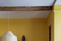 Mélange du bleu et du jaune, le vert est une couleur forte qui sait mettre en valeur certains points d'intérêt de la maison.