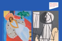 Affiche de l'exposition " Matisse et Picasso, la comédie du modèle "