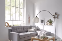 Un canapé d'angle dans un petit espace, c'est possible !