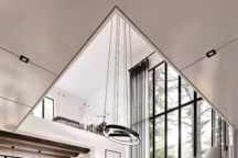 Salon toit-cathédrale : 12 intérieurs bien aménagés et décorés