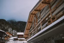 Un chalet tout en bois aux Contamines-Montjoie