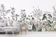 Papier peint floral : la nature s'invite sur les murs