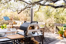 four portable Ooni Pizza Ovens