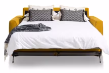 Le canapé convertible est propice pour les petits espaces.