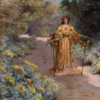 Sarah Bernhardt au Petit Palais
Georges Clairin, Sarah Bernhardt dans son jardin de Belle-Ile-en-mer 1919, huile sur toile, 80 x 155 cm.