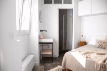 Matières brutes dans un appart de vacances à Biarritz