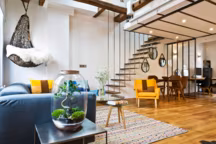 Des combles exploités créent un duplex de charme