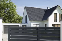 L'aluminium est un matériau phare pour le portail coulissant.