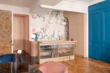 Un rafraîchissement bien mérité invite la couleur dans ce 70 m2