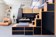 55 m2 transformés en cocon sur mesure pour un jeune couple