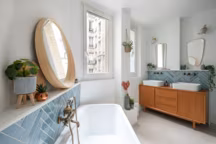 Du zellige dans la salle de bains : 13 inspirations pour l'adopter