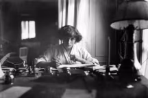 Colette (1873-1954), mars 1910.