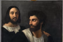 Raphaël (dit), Sanzio Raffaello (1483-1520). Paris, musée du Louvre. Inv614.
Raphaël (dit), Sanzio Raffaello (1483-1520)
Portrait de l'artiste avec un ami
Paris, musée du Louvre